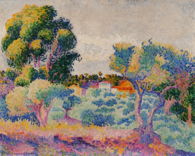 Henri Edmond Cross, Eucalyptus et oliviers