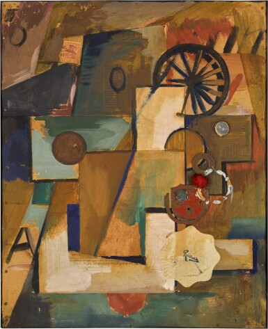 Kurt Schwitters, Ohne Titel (Dein Treufrischer) (Untitled (Yours Treufrischer)) 