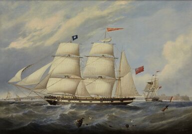 The Barque 'Medora' Off Tynemouth  