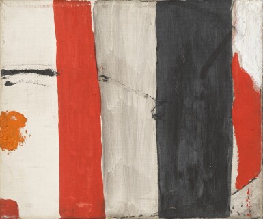 Untitled, Red, Black, Ochre and Grey
