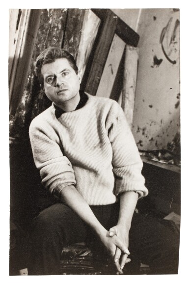 Francis Bacon in his Battersea studio