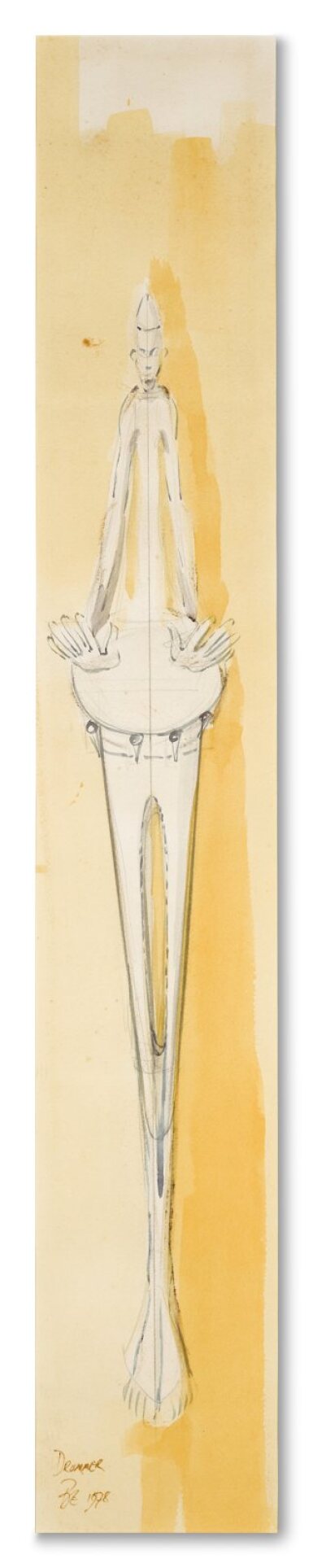 Study for 'The Drummer'