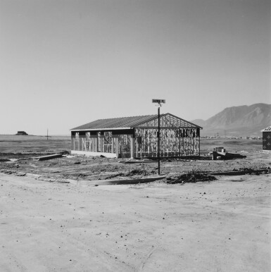 'Frame for a tract house, Colorado Springs'