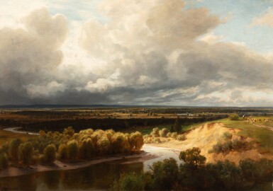 Thunderstorm by the Ammer River