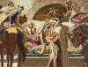 DEAN CORNWELL (1892-1960) The Arabian Horsemen at Herod's Bier.  (AMERICA ART)