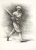 LANCE RICHBOURG (1938-) "'Shoeless' Joe Jackson."  (BASEBALL / CHICAGO WHITE SOX)