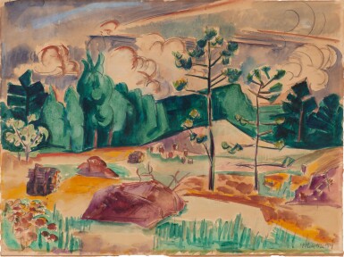 Waldlandschaft (Forest landscape)