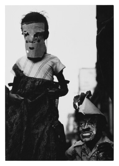 Untitled (2 Masked Children)
