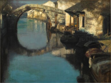 Chen Yifei 陳逸飛 | Suzhou bridge 蘇州橋
