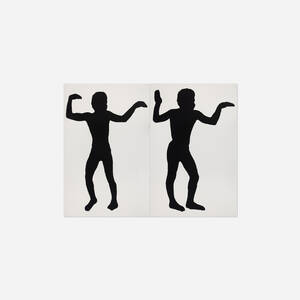 Joe Bradley, Untitled (Human Form) (diptych)