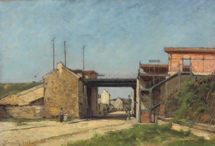Relèvement du chemin de fer de ceinture, Station du Bel Air et rue Montempoivre