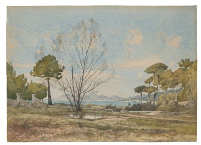 Vue du golfe de Juan-les-Pins près d'Antibes