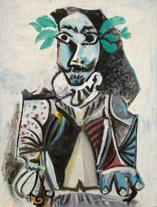 Pablo Picasso, Buste d'homme lauré