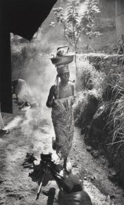 Native Woman Smoking Pipe, from 'Man of Mercy', 1954