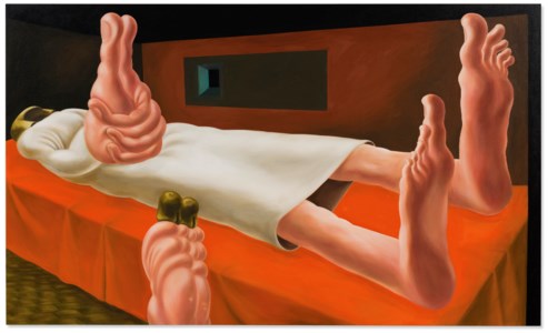 Louise Bonnet, Interior with Orange Bed