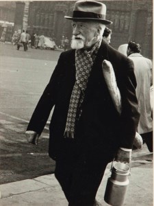 Untitled (Man on a street in Paris), 1950s