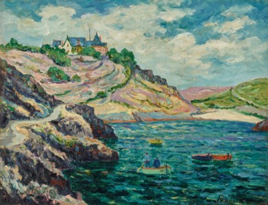Le fond de l'anse de Port-Goulphar, Belle Ile