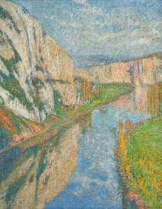 Le lot aux pieds des falaises de Saint-Cirq-Lapopie