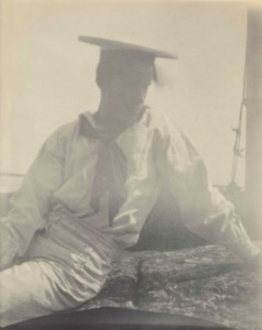 Untitled (Maynard White/Sailor on Rock, Torso), c. 1910