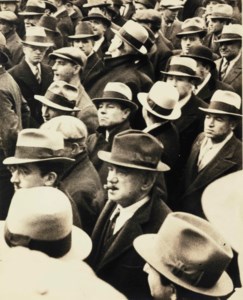 Men with Hats, Listening, 1934