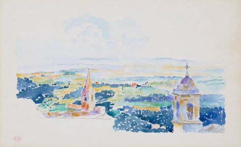 Pérouse, la terrasse