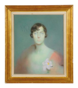 Portrait of Marie José of Belgium (1906-2001), bust-length