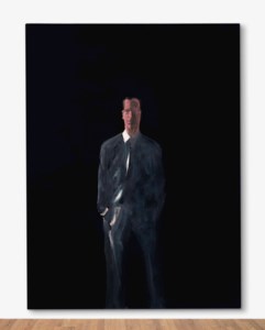 Il Presente. Figura su sfondo nero V (The Present. Figure on a Black Ground V)