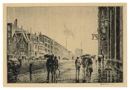 Rain on Murray Hill