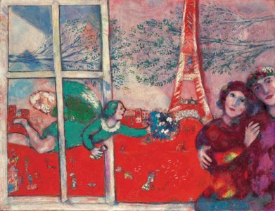 Marc Chagal, Les mariés de la Tour Eiffel