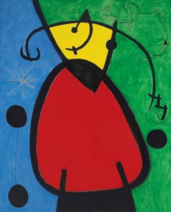 Joan Miró, Femme et oiseaux dans la nuit