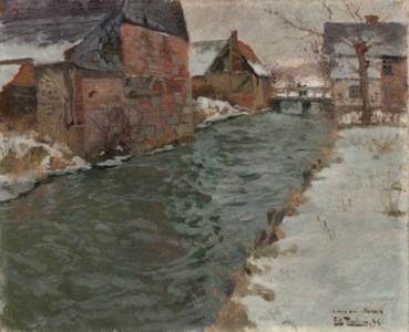Hameau en bord de rivière