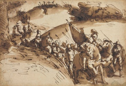 Cavalry returning from the Crucifixion