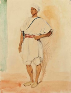 A standing Moroccan