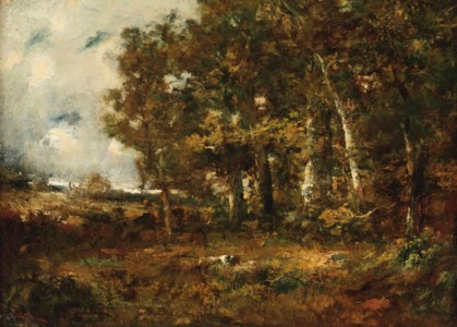 A wooded landscape