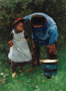 Father and daughter