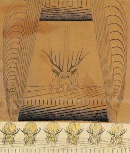 Untitled (Seven Stags), 1953