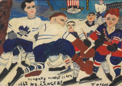 Toronto Maple Leafs vs. N.Y. Rangers, dated 1962