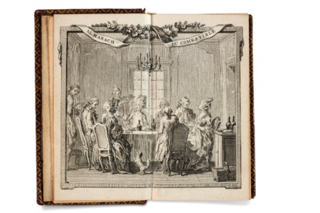 Almanach du comestible, nécessaire aux personnes de bon goût & de bon appétit... Paris : Desnos, [1778-1779].