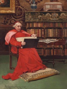 In the library