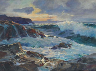 Surf at Sunset