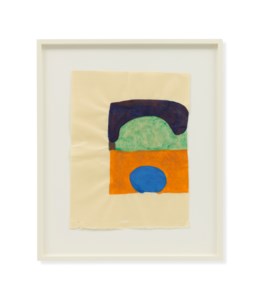 composition in 4-5 colors with lapis and malachite