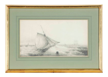 A boat in rough seas