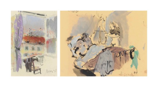 TWO PAINTINGS, 1930S