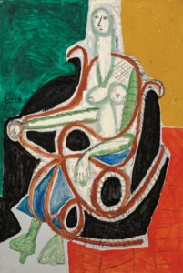 Pablo Picasso, Femme dans un rocking-chair (Jacqueline)