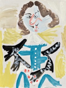 Pablo Picasso, Mousquetaire I (Espagnol du XVllème siècle)