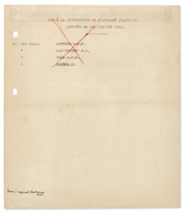 French Military Paper