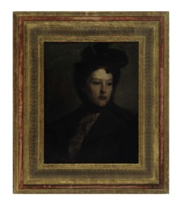 Portrait of a lady wearing a hat