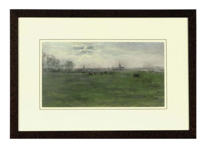 In the pasture