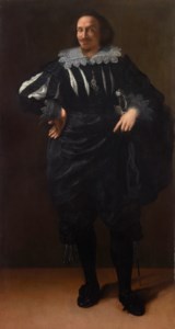 Artemisia Gentileschi, Portrait of a gentleman, probably Antoine de Ville (1596-1656), full-length