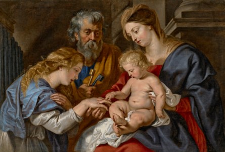 Sir Peter Paul Rubens, The Mystic Marriage of Saint Catherine